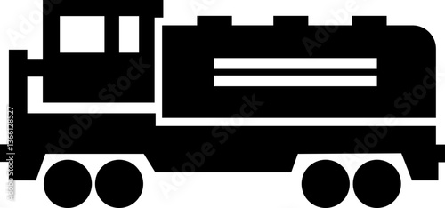 Fuel Tanker Truck Icon | Oil Transport | Gasoline Vehicle Svg Icon
