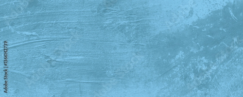 A Vibrant and Richly Colored Blue Surface with a Distinctive Textured Paint Effect

