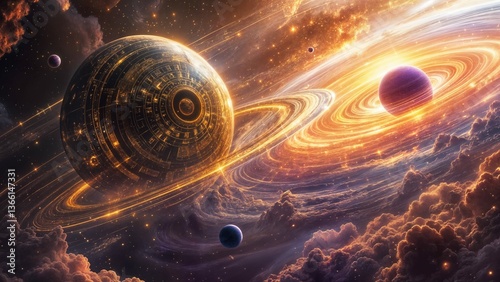 Dyson Sphere in motion