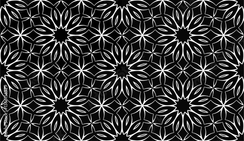 Timeless Contrast: Black & White Seamless Pattern