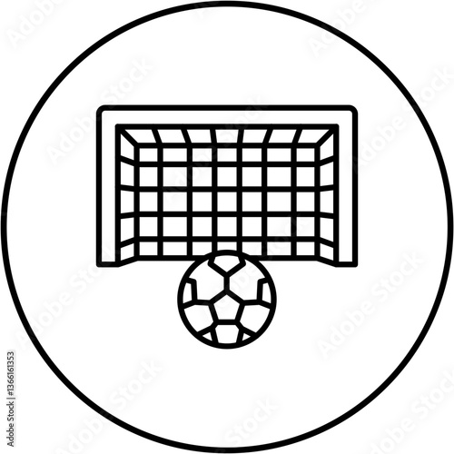 Football goal Icon