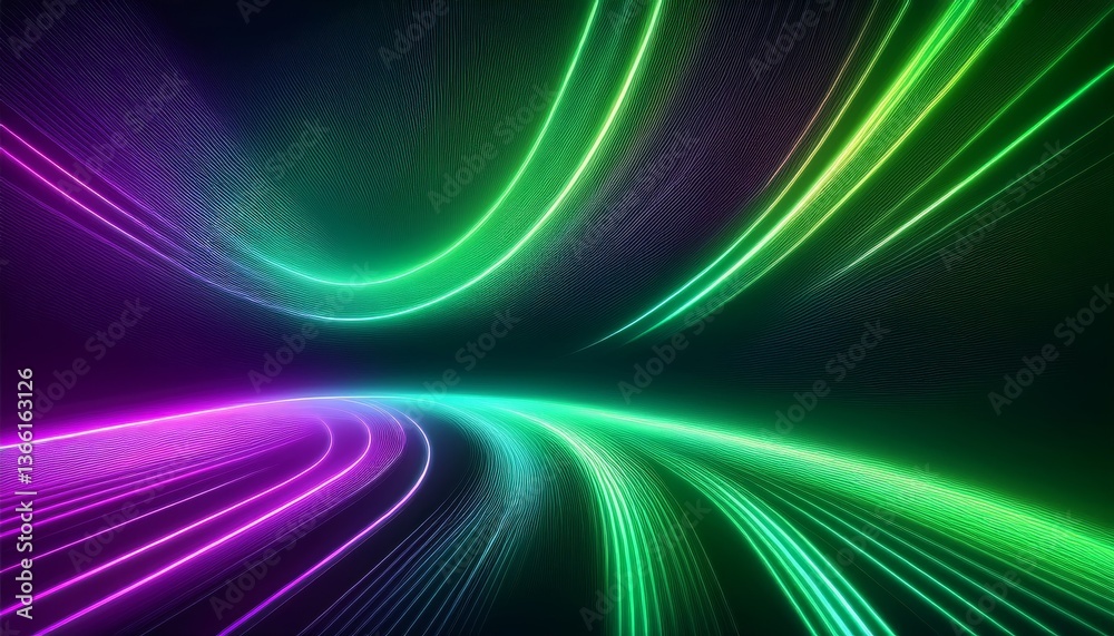 laser lines abstract hi-tech banner design. neon technology banner design background laser lines abstract hi-tech banner design. neon technology banner design background
