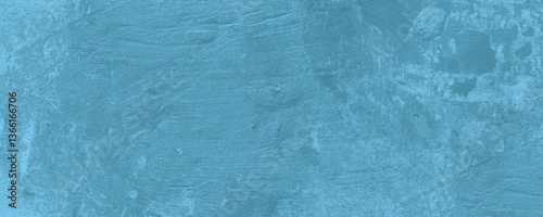 A Richly Colored and Uniquely Textured Blue Painted Wall with an Elegant and Stylish Finish

