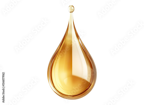 cosmetic essence oil liquid drop