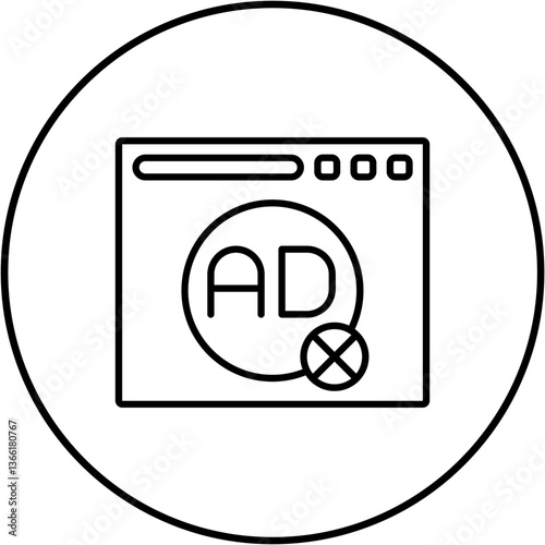 Ad blocker Icon