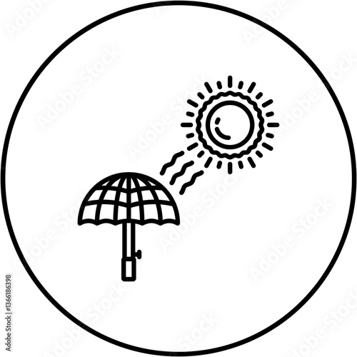 UV protection Icon