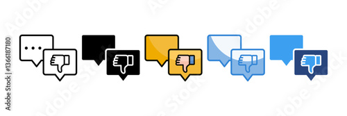 Feedback Icon Set Multiple Style Collection