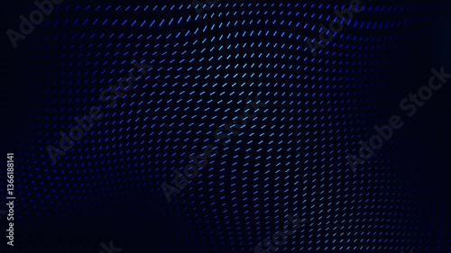 Stylish abstract technology gaming background with dark light blue diagonal metallic lines dots. 4k Full HD and looping textured color gradient motion graphic background animation