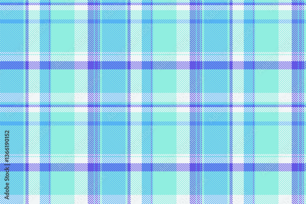 Abstract check vector texture, grungy pattern plaid seamless. Discount fabric textile background tartan in teal and cyan colors. Abstract check vector texture, grungy pattern plaid seamless. Discount fabric textile background tartan in teal and cyan colors.
