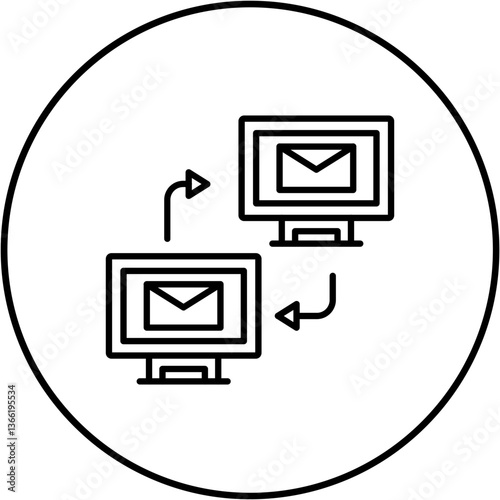 Mail transfer Icon