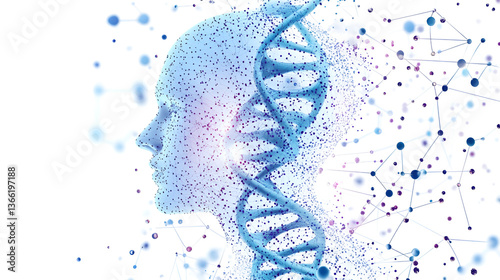 Structure molecule and communication Dna atom