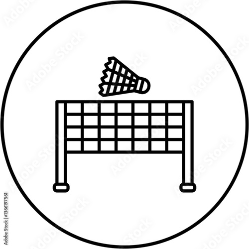 Badminton game Icon