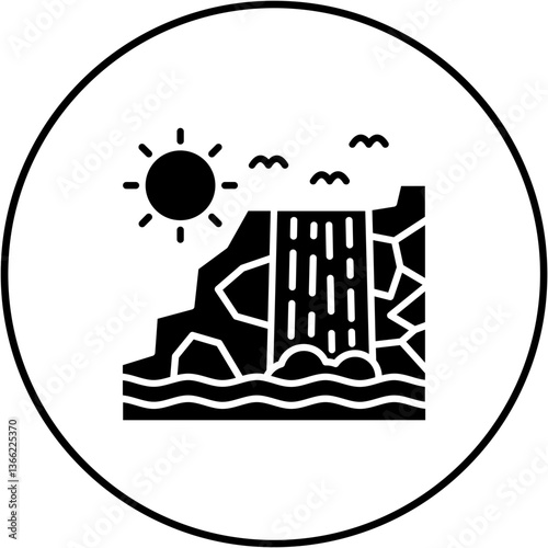 Waterfall Icon