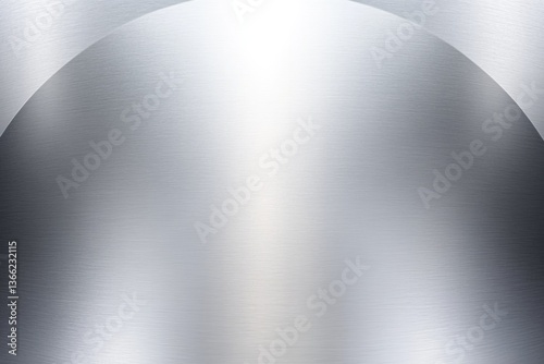 Sleek metallic surface reflects light, creating modern and minim