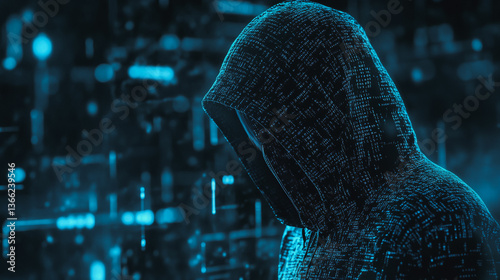 Wallpaper Mural Hackers are planning to hack and attack Zeroday networks and cyber security systems in Smart digital city with Data center on cloud cyber security and Blue Binary Data Software Programming Code  Torontodigital.ca