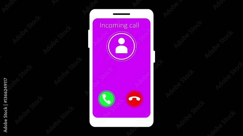 Smartphone screen with an incoming call labeled as Spam, a phone call from a scam or con artist, Close Up. Smartphone screen with an incoming call labeled as Spam, a phone call from a scam or con artist, Close Up.