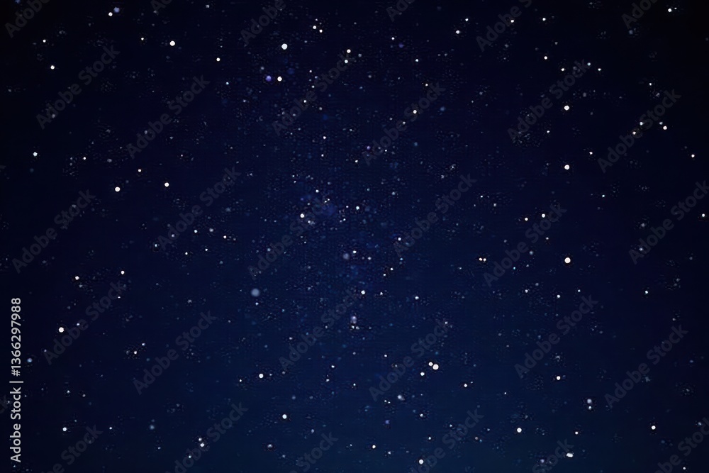 Obraz premium starry night sky with twinkling stars on black background, dark, galaxy