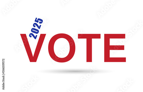 Voting Symbols vector design. template Elections icons. check marks blue color. Vote, poll sign.