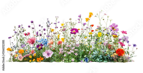 PNG Colorful flower bush flowers outdoors colorful.
