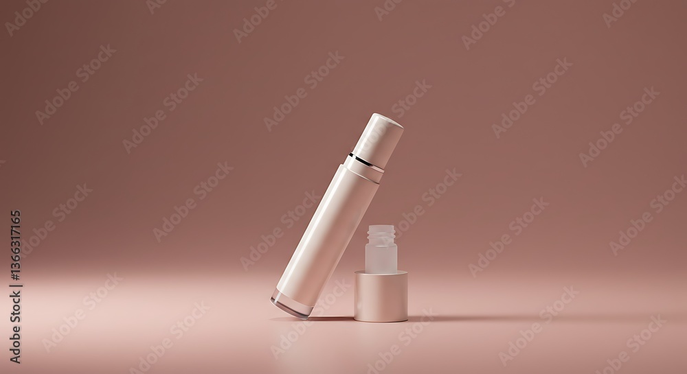 Elegant Cosmetic Product Display Cream Bottle for Skincare and Beauty Elegant Cosmetic Product Display Cream Bottle for Skincare and Beauty