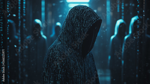 Wallpaper Mural Hacker are planning to hack and attack networks and cyber security systems.abstract innovative cyber security network, using interconnected nodes to represent business partnerships on the Smart city. Torontodigital.ca