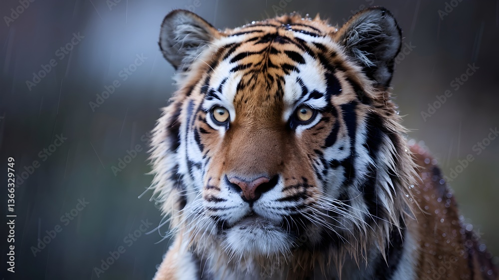 Fototapeta premium Tiger Face Up Close