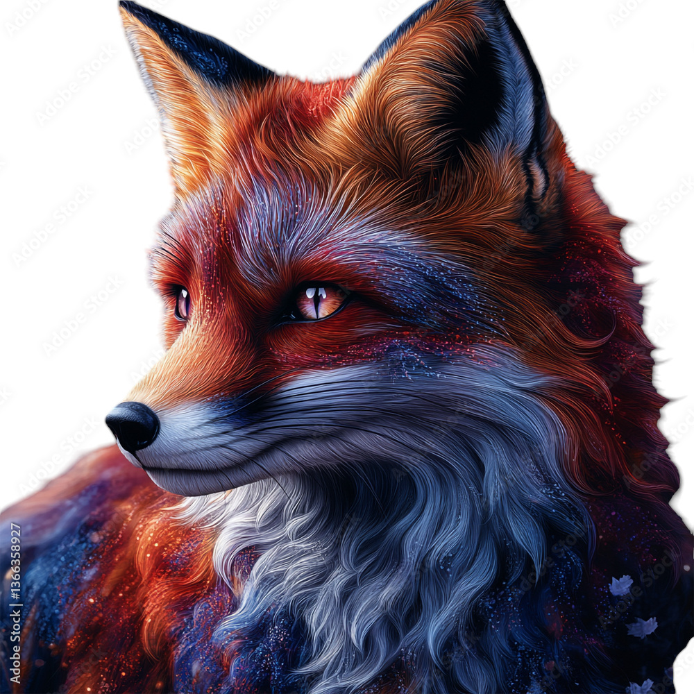 Obraz premium red fox portrait