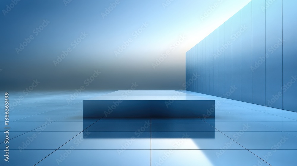 Fototapeta premium Modern Minimalist Showcase Platform