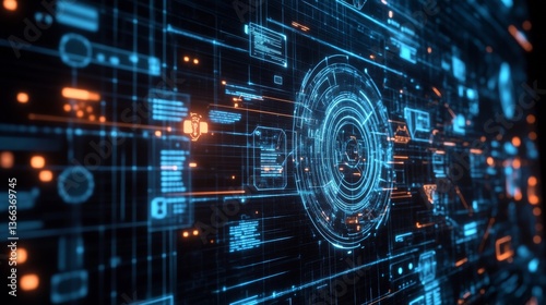 An AI powered system enhancing cybersecurity by analyzing threat data, AI-assisted risk identification, and real-time defense mechanisms for stronger data protection
