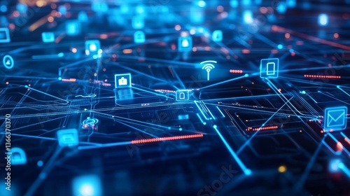 An AI powered system enhancing cybersecurity in IoT devices by analyzing network traffic, AI-assisted anomaly detection, and real-time security protocols for safer connected devices