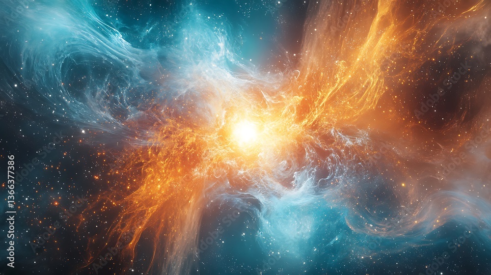 Captivating Cosmic Background: A Dramatic Display of Nebula Clouds, Stellar Dust, and Luminous Energy in Deep Space. Captivating Cosmic Background: A Dramatic Display of Nebula Clouds, Stellar Dust, and Luminous Energy in Deep Space.