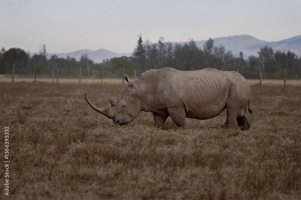 white rhino walking in the grass white rhino walking in the grass