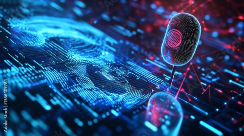 An AI powered system enhancing voice recognition by analyzing speech patterns, accents, and context to improve transcription and real-time language translation