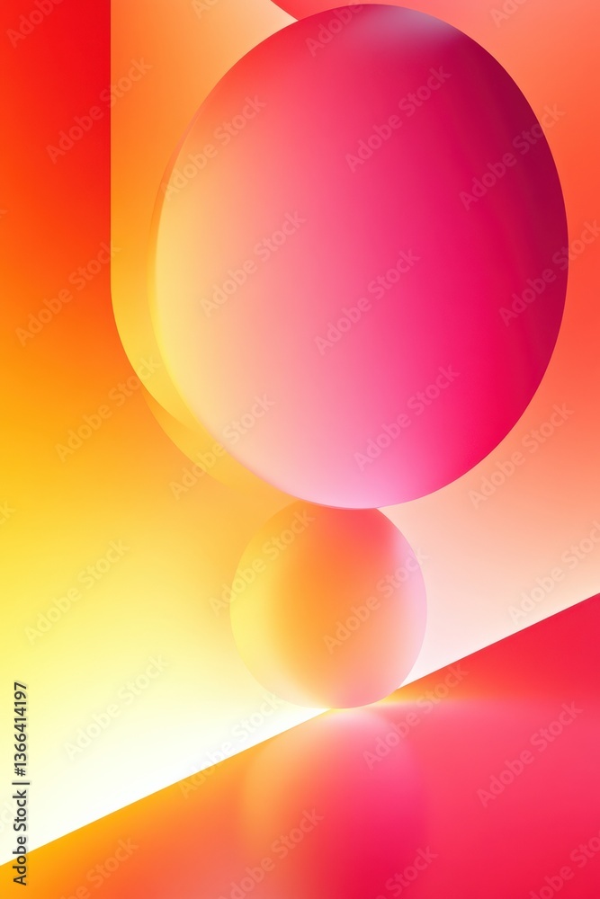 Abstract Geometric Shapes in Vibrant Colors Abstract Geometric Shapes in Vibrant Colors