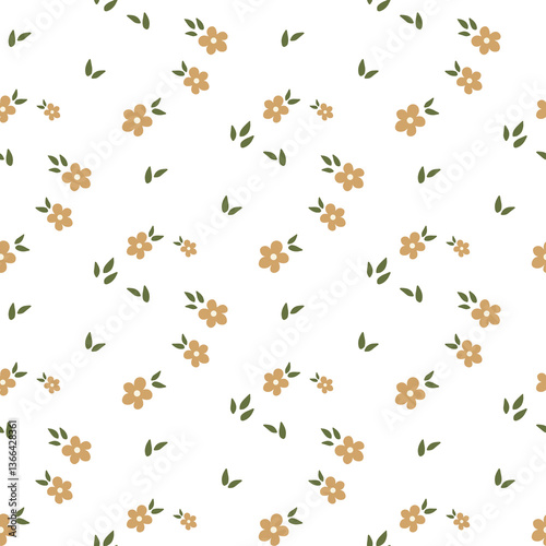 seamless pattern with flower