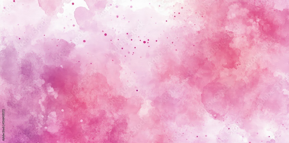 Obraz premium Soft pink watercolor background featuring delicate splashes and textures. ideal for creative projects. invitations. or artistic designs