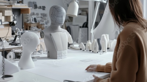 An AI powered system improving product design by analyzing consumer feedback, market trends, and aesthetic preferences to create innovative designs