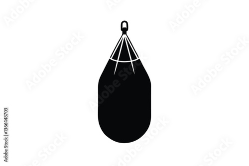 punching bag vector icon
