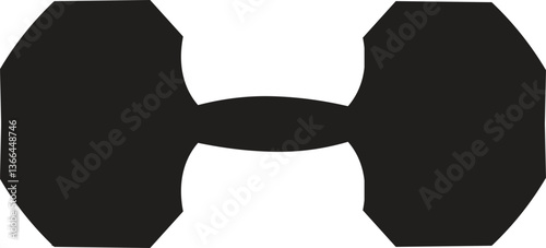 The Illustration of Gym Tools Called Dumbbell