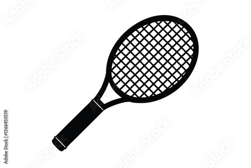 tennis racket and ball
