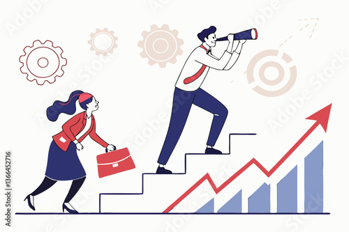 business woman with shopping bag