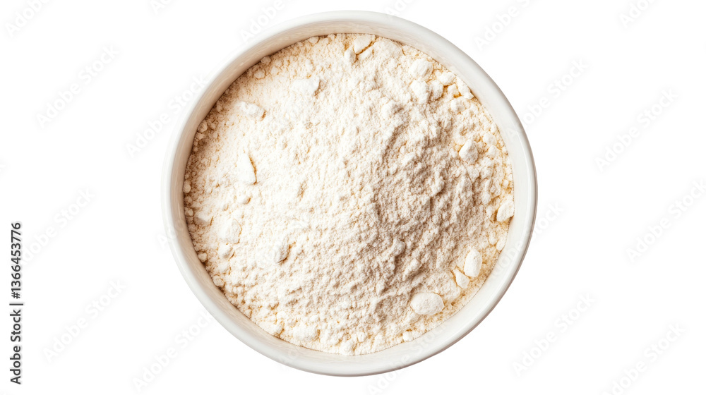 Baking Ingredient: Bowl of Flour, Cooking Preparation , cut out transparent Baking Ingredient: Bowl of Flour, Cooking Preparation , cut out transparent