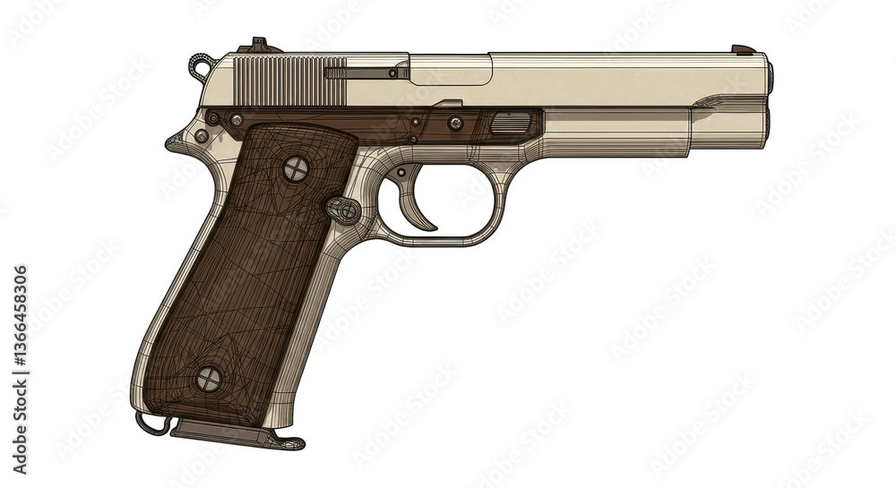Isolated Gun Isolated Gun
