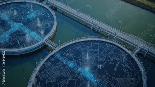An AI powered system improving water management by analyzing usage patterns, climate data, and consumption rates to optimize water distribution and conservation efforts
