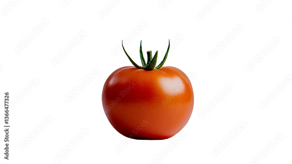 Ripe tomato, fruit, black background, organic food, cut out transparent Ripe tomato, fruit, black background, organic food, cut out transparent