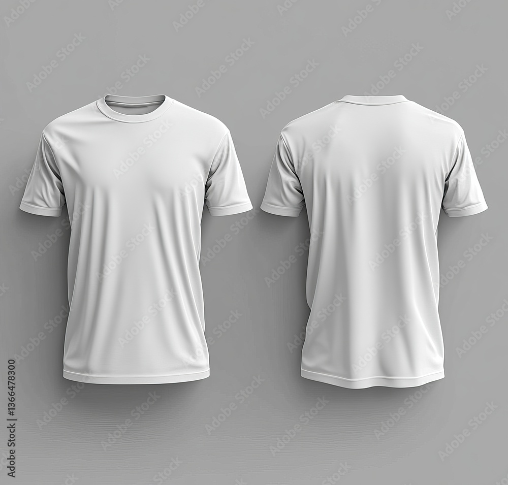 Blank White T-Shirt Mockup (1) Blank White T-Shirt Mockup (1)