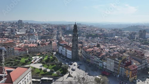 Wallpaper Mural Clerigos Tower At Porto In District Of Porto Portugal. Downtown Cityscape. Religion Symbol. Medieval Building. Clerigos Tower At District Of Porto In Portugal. Lisbon Square. Torontodigital.ca