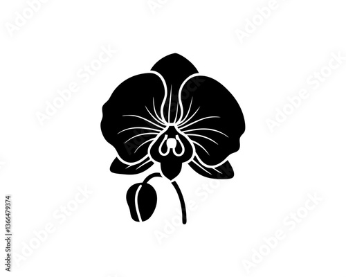 creative details Sweet Pea Flower Icon vector illustration
