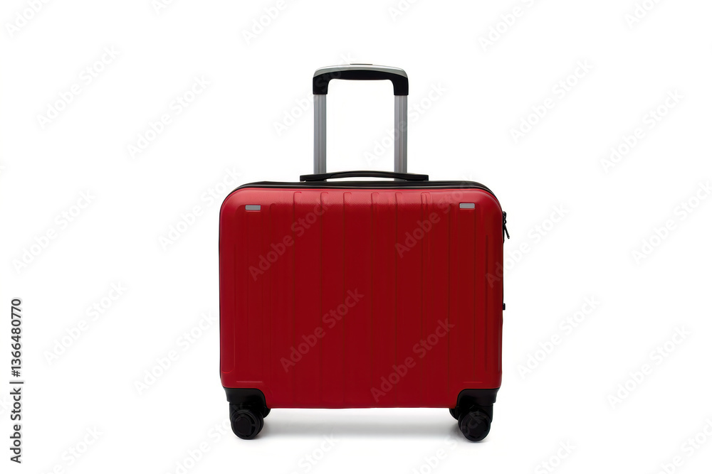 Insulated red plastic suitcase Insulated red plastic suitcase