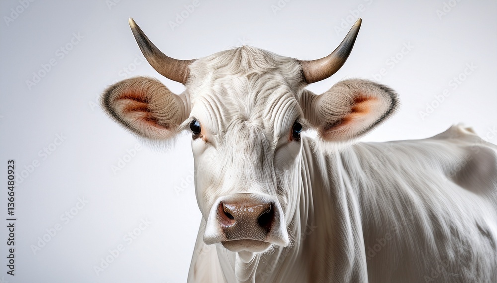 Naklejka premium portrait of a cow